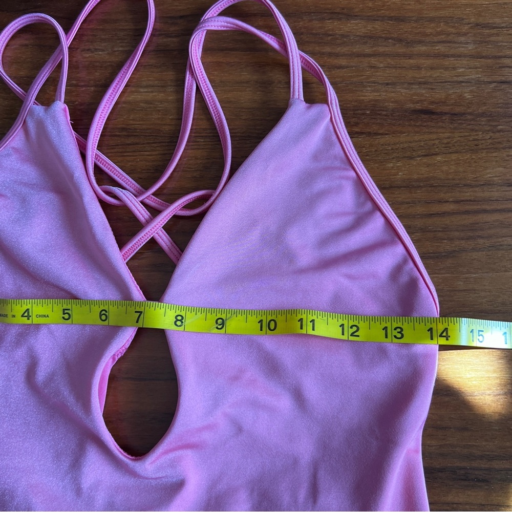 Peixoto Pink One-Piece Swimsuit with Double Straps - Picture 11 of 16